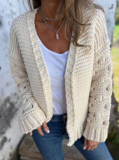 Winter Fashion Solid Color Cardigan