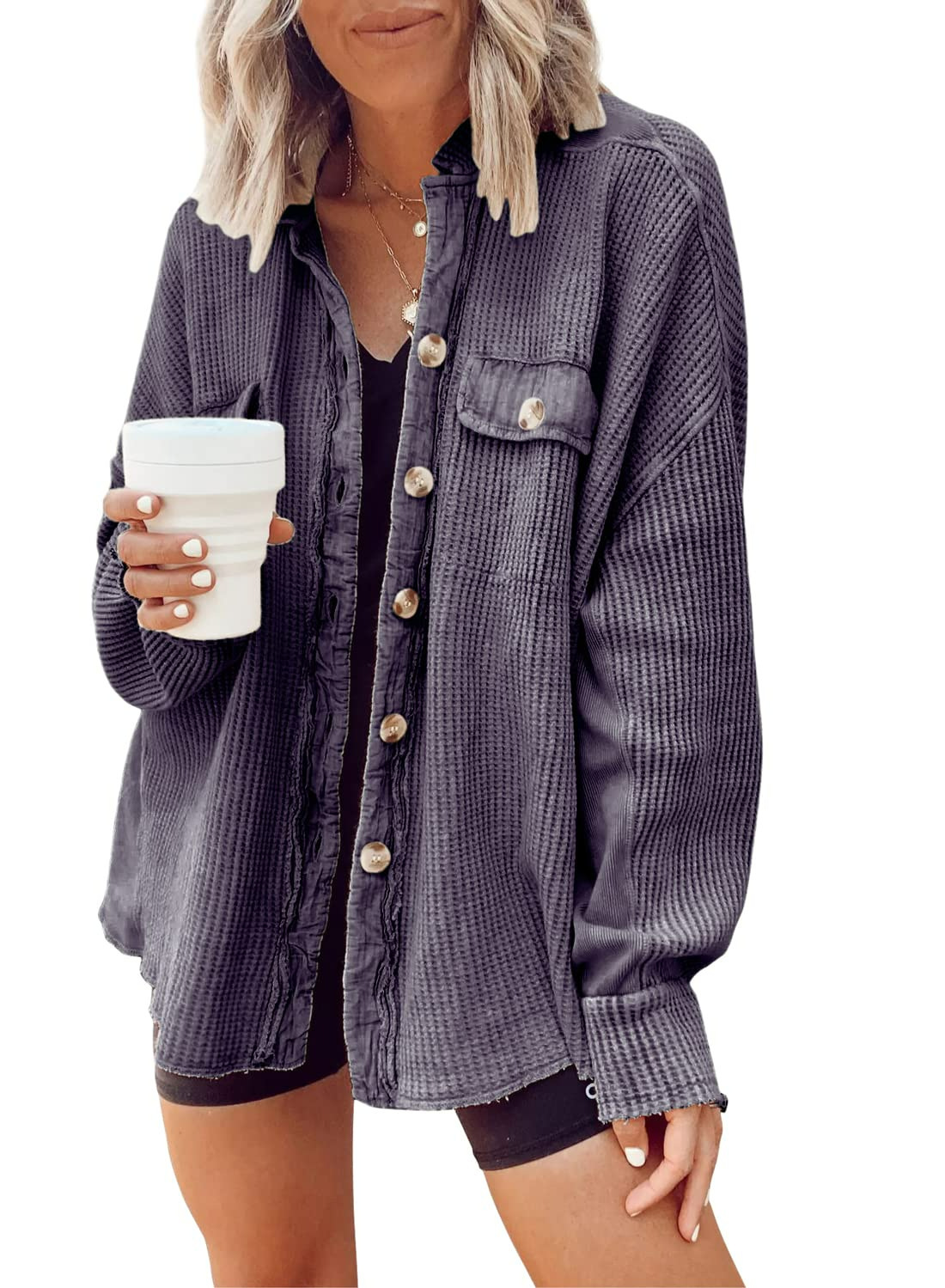 Patchwork Irregular Shirt Jacket