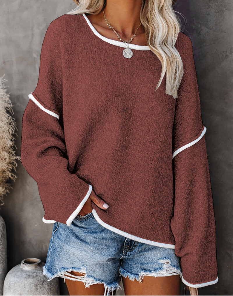 Classic Loose Crew Neck Sweater