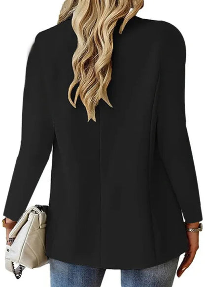 Popular Plain Long Sleeve Lapel Blazer