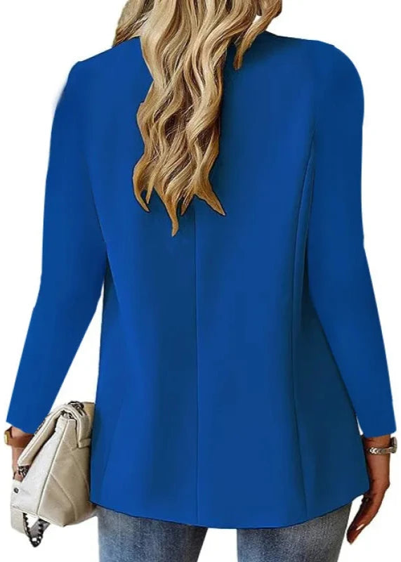 Popular Plain Long Sleeve Lapel Blazer