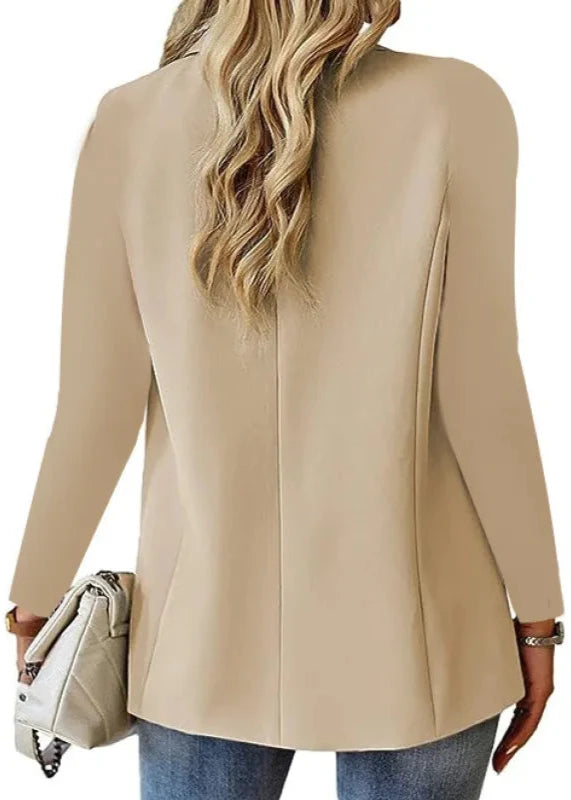 Popular Plain Long Sleeve Lapel Blazer