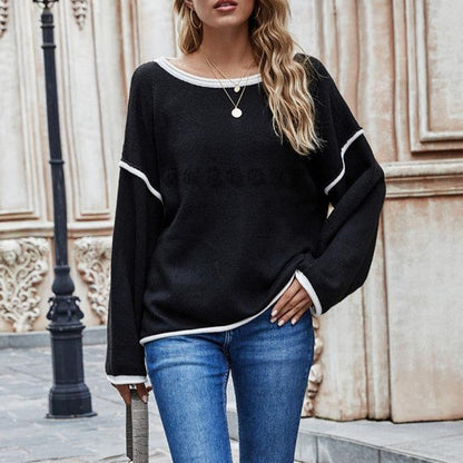 Classic Loose Crew Neck Sweater