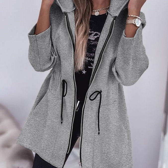 Modern Plainr Casual Long Sleeve Outerwear