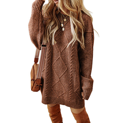 Loose And Lazy Style Dress Sweater