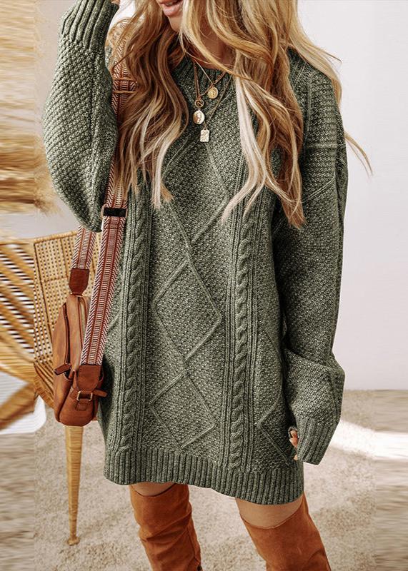 Loose And Lazy Style Dress Sweater