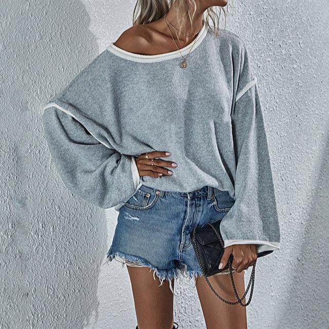 Classic Loose Crew Neck Sweater