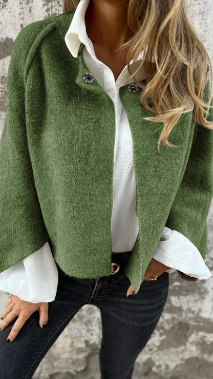 Autumn and Winter Batwing Sleeve Cashmere Cardigan