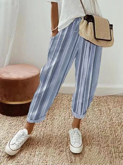 Vintage Stripe Pocket Lounge Pants