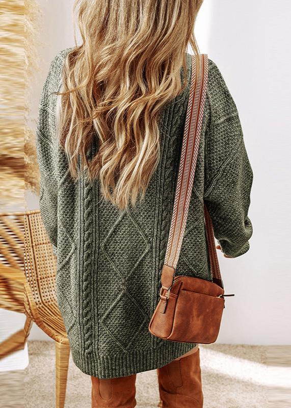 Loose And Lazy Style Dress Sweater