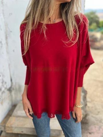 Modern Long Sleeve Lace Knit Top