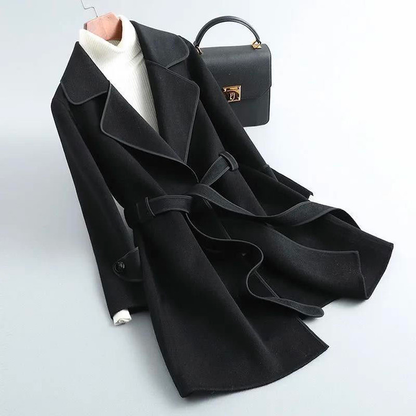 Hand-Tied High-Grade Woolen Outerwear