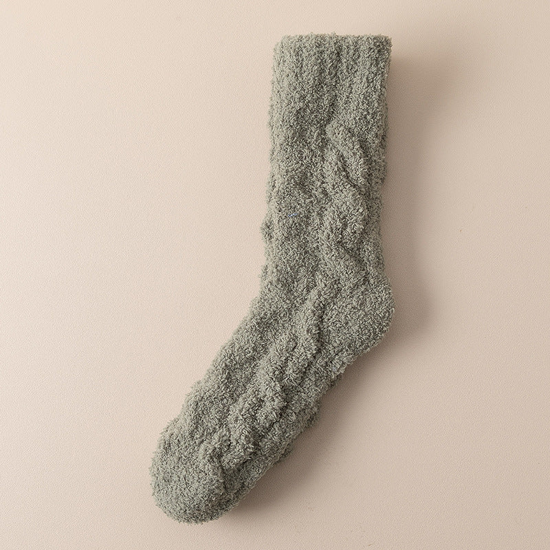 Winter Warm Velvet Floor Socks