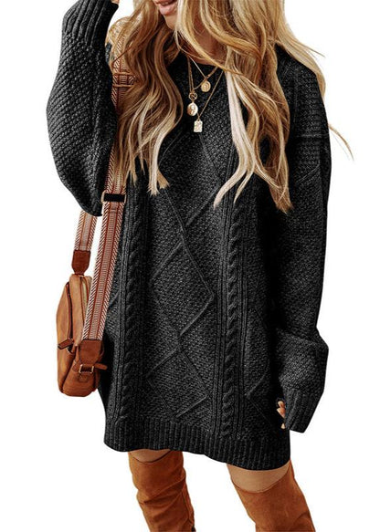 Loose And Lazy Style Dress Sweater