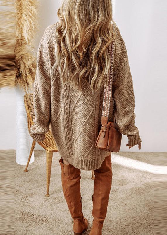 Loose And Lazy Style Dress Sweater