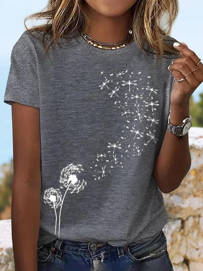 Breezy Double Dandelion Gray Shirt