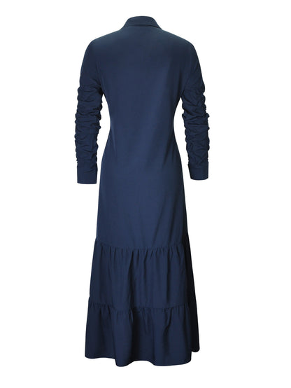 Temperamental All-Match Waist-Tight Cardigan Dress