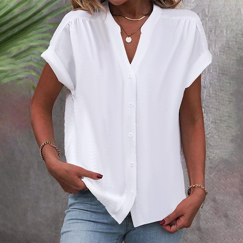 Comfy Plain Short Sleeve Top