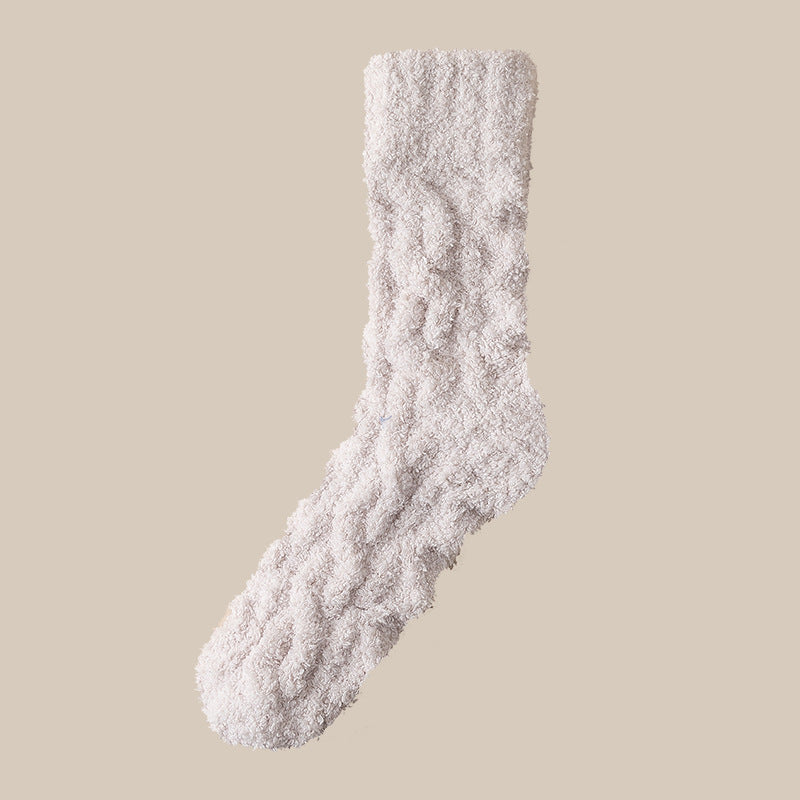 Winter Warm Velvet Floor Socks