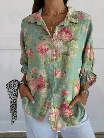 Summer Animal Pattern Printed Shirt