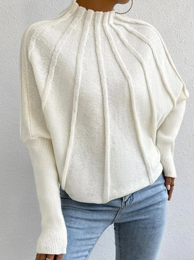 Casual Plain Loose Spider Mesh Short Sweater