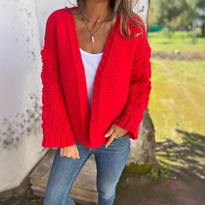 Winter Fashion Solid Color Cardigan