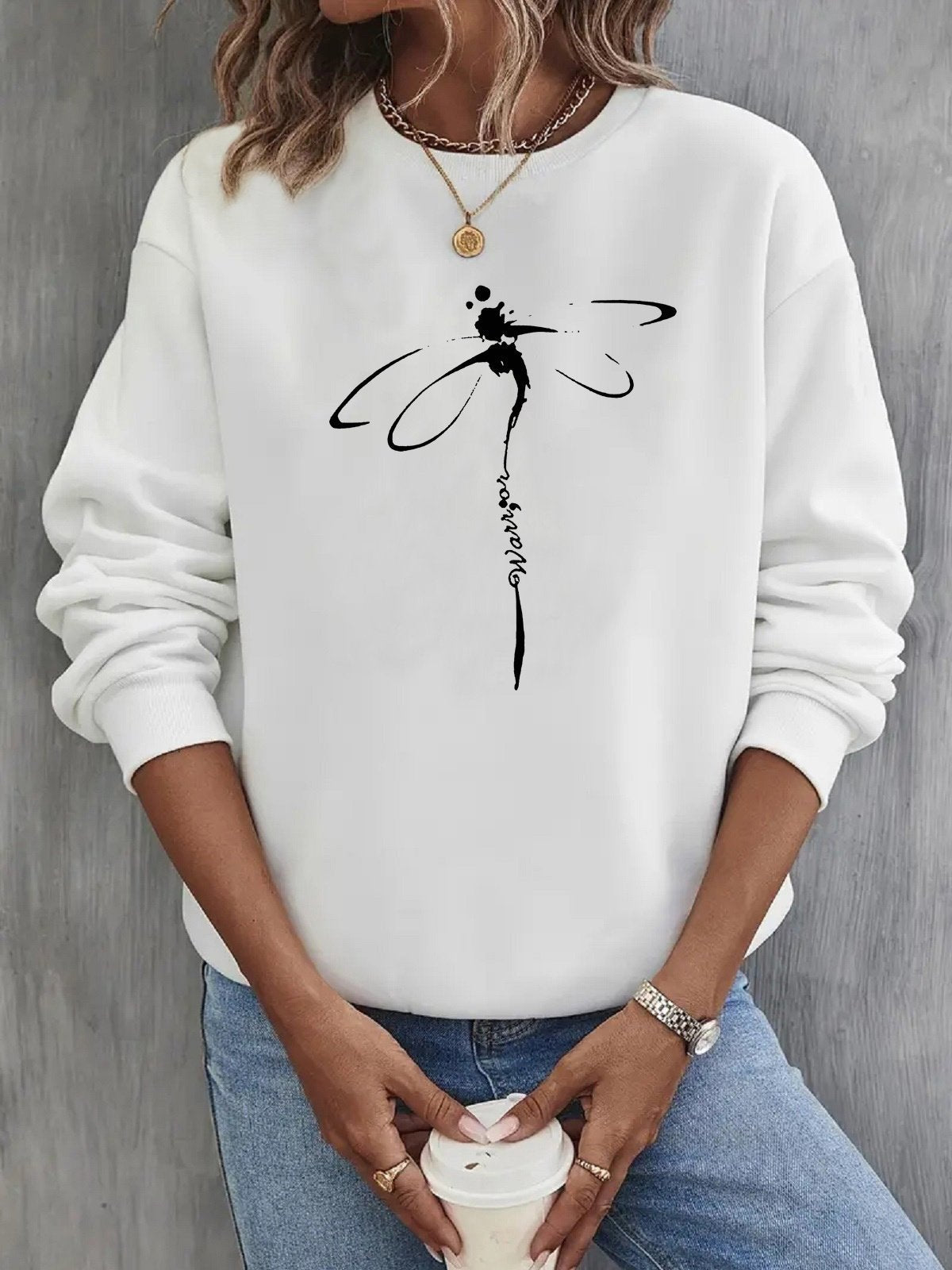 Dragonfly Casual Sweatshirt