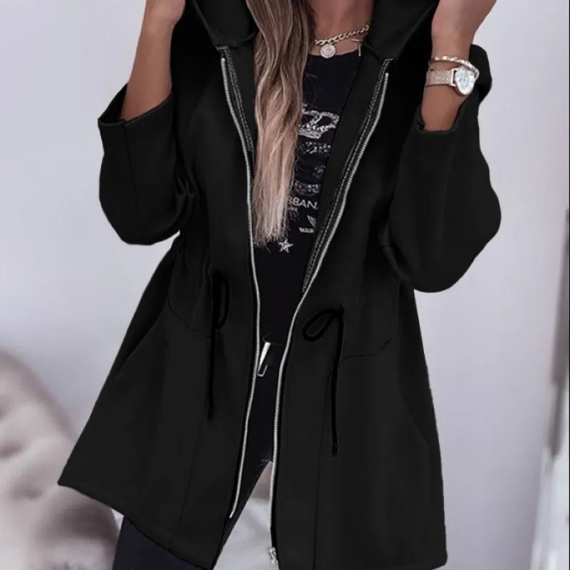 Modern Plainr Casual Long Sleeve Outerwear