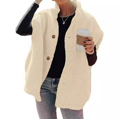 Casual Loose Sleeveless Lamb's Wool Warm Vest