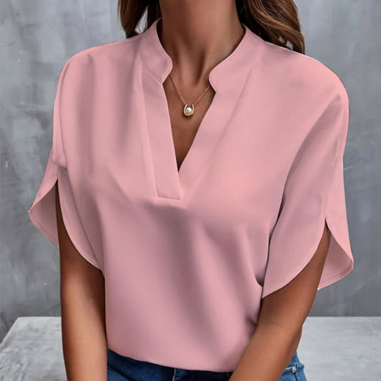 Summer Casual Chiffon Short-sleeved Top