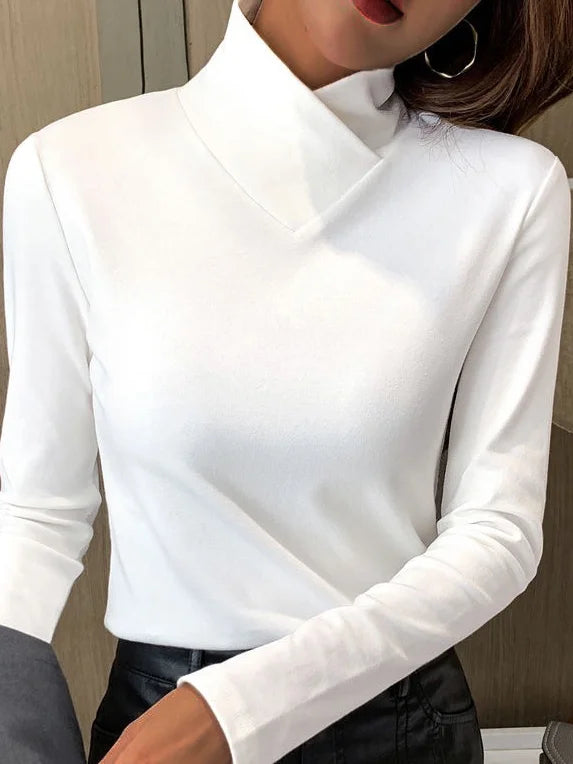 Casual Plain Slim Bottom Top