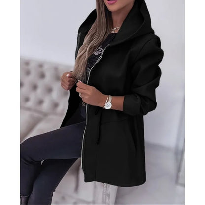 Modern Plainr Casual Long Sleeve Outerwear