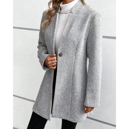 Slim Jacquard Stitching Temperament Outerwear